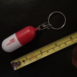 Tub for pills bag charm